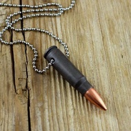 Bullet - AK47步槍子彈項鍊 / 男生女生金屬復古質感個性造型項鏈