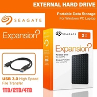 Seagate Hard Drive 2TB Expansion USB 3.0 External Hard Drive 1TB 2.5 Inch HDD Hard Drive 4TB