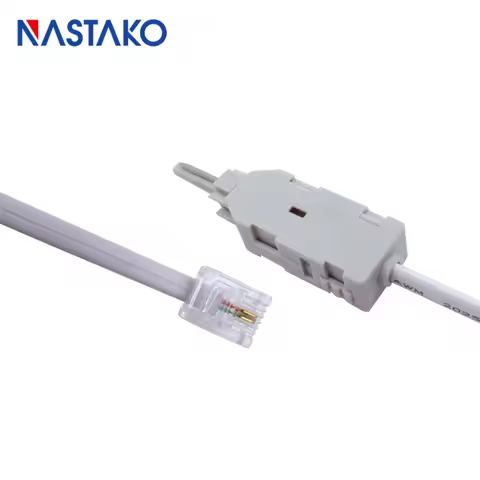2pcs/lot 1.2m KRONE voice module test cord 110 to RJ11 test head telephone dedicated P-wire test cab