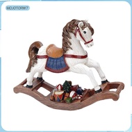 [mojotorw7] Nordic Style Rocking Horse Doll Figurine Desktop Decorative Art Furnishing Animal Statue