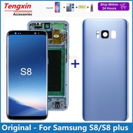 S8 LCD with frame For Samsung Galaxy S8 plus G955fd G955F G955 Lcd Display S8 G950 G950F Touch Scree