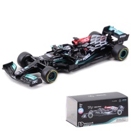 Urago 1:43 Mercedes AMG 2022 W13 W12 W10 E Lewis Hamilton Static Simulation Diecast Alloy Model F1 R