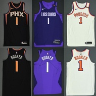 NBA Phoenix Suns Team Issued Authentic Jersey 鳳凰城太陽球隊球員落場版雙下標波衫Devin Booker, Jamal Crawford, Tyson C