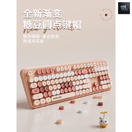 DIY FOR YOU V96 104-Key Wireless Keyboard Mouse Set Bluetooth Mute Mechanical Feel Girl Office High-