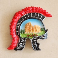 Fridge Magnet Fridge Magnet Souvenir Country Italy Roma Rome Army Helmet