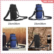 [Wishshopefhx] Water Bottle Carrier Bag with Zip Pocket, Bottle Accessories, Tumbler Sleeve Water Bottle Holder