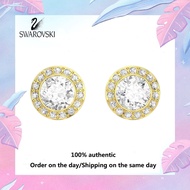 ♈Swarovski♈ 5505470 Angel earrings white diamonds gold plated (with free gift box genuine packaging)