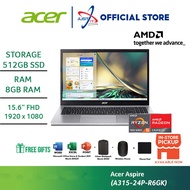 ACER ASPIRE 3 A315-24P-R6GK (8GB) / A315-24P-R75Z (16GB) Laptop - ( R5-7520U 512SSD / 15.6" FHD / WI