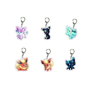 Pokemon Pokémon Acrylic Keychain Eevee Transparent Acrylic Keychain