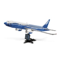 Compatible with LEGO Boeing 787 Hàng không dân dụng Máy bay chở khách lớn Transporter School Set MOC