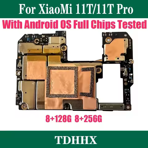 Unlocked Original MotherBoard for Xiaomi 11T Pro MainBoard Fully Tested Good Working Logic Board Cir