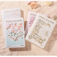 Diary B6 Lenwa Spring Scenery, Ever Beauty & Flowers Moon Painting