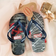 Slippers for boys Havaianas Kids top marvel spiderman FF ice gray