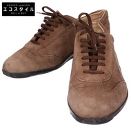 Salvatore Ferragamo 麂皮低筒運動鞋，7 號 (2E) [二手]
