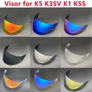 Motorcycle Helmet Visor Shield for AGV K3S K1 K5 K5S High Strength Sunscreen Capacete Windshield Len