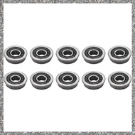 [feidan33.ph] 10Pcs F695- Bearing 5X13X4mm Flanged Miniature Deep Groove Ball Bearings F695RS for   