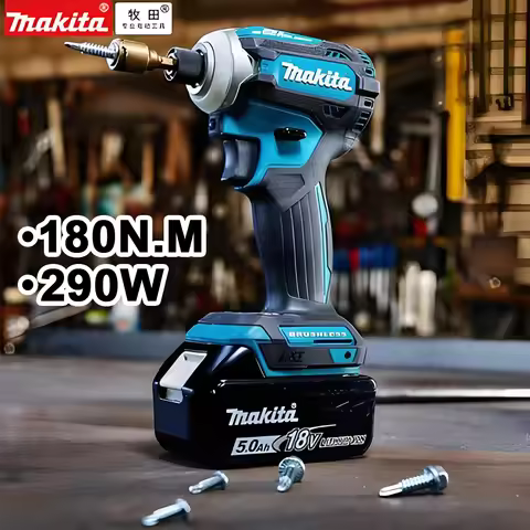 Makita 18V LXT Cordless Impact Driver DTD173 Brushless Electric Drill Screwdriver Wood/Bolt T1/T2-Mo