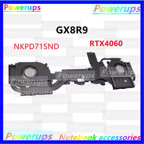 New Original Laptop CPU/GPU Cooler Heatsink&Fan For Hasee GX8R9 RTX4060 CPD5S01 Clevo PD71SN NKPD71S