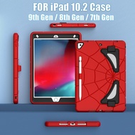 Spiderman Shockproof Tablet Case for iPad 7/8/9th (2019/2020/2021) 10.2" for iPad 10th 2022 with Built-in Kickstand