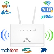 【HCM】Bộ Phát Wifi 4g/5g LTE 4G tốc độ 300Mbps 3 Cổng Lan WIFI Router Kết Nối 32 Thiết Bị Lắp thẻ SIM