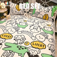 Bed Sheet Set Cartoon Dustproof 3.5 Feet 6 Pounds
