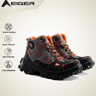 Eiger Adventure - Sepatu Boots Ujung Besi Best Seller Sepatu Safety Boots Pria Kerja Proyek Hiking T