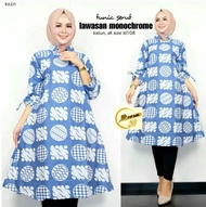 Tunik Terbaru 2023 / Baju Batik Wanita / Tunik Batik / Batik Wanita Lengan Panjang / Batik Pekalonga
