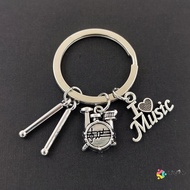 tooppcc] Drum Pop Music Lovers Rock Backpack Pendant Band Kit Drum Keychain Backpack Keychain new