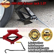 HM-803 Scissor Jack 1 Ton Jack Kereta Car Jack Car Accessories Garage Jack Kereta Service Jack Lifti