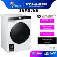 Samsung 2 in 1 Wash/Dry Front Load Washer Dryer With Ai Ecobubble (8.5kg/6kg) WD85T534DBE/FQ Washing Machine Mesin Basuh