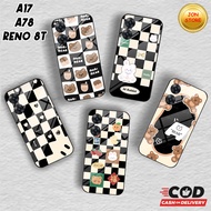 ( JJ 10 ) Softcase Glossy FLOWER MOTIF For HP OPPO Reno 8T 4G 5G A17 A17k a78 4G A78 5G A58 5G 8Z 8 