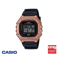 CASIO นาฬิกาข้อมือ CASIO รุ่น W-218HM-5BVDF สายเรซิน สีดำ