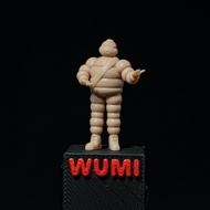 Mô Hình Nhân Vật Lốp Xe Màu Trắng Michelin 1/64 Miniature White Model Figurine Statuette Collection