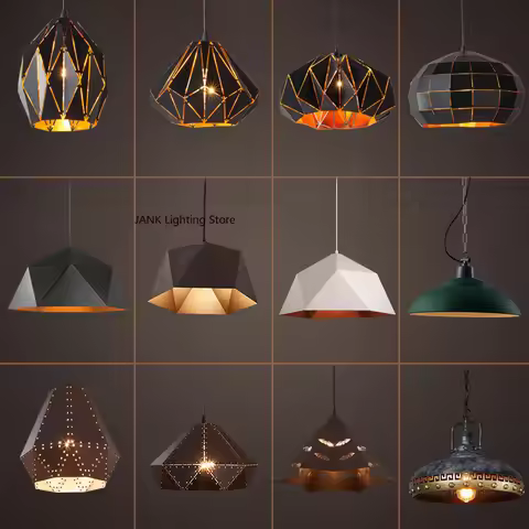 Loft Retro Creative Personality Single Head Restaurant Light Restaurant American Nostalgic Pendant L