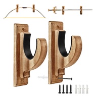Wall-Mounted Wooden Gun Display Stand Storage Rack Mulit-purpose Adjustable Hanger for Gun Shotgun R