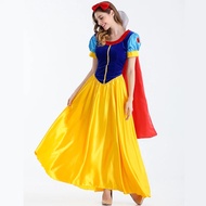 {gykhhguk} Cartoon Snow White Halloween Party Costume Cosplay Plus Size Girl Princess Dress Women Ad