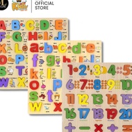 Wooden Chart Boards: Alphabet, Numbers, Shapes
