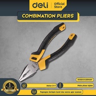 Deli Tang Kombinasi / Plier 6/7/8 inch Ergonomis Alat Perkakas DL200X