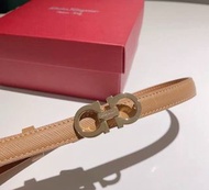 💜FERRAGAMO 菲拉格慕 寬1.5CM 牛皮 女士 女款 皮帶 禮 送禮 節日 生日 Women's belts gift boxes gifts holidays birthdays