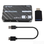IETOP TC-307 USB 3.0 ALL IN ONE CARD READER CF/SD/MS/M2/TF/XD 6 SLOT