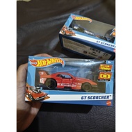 MERAH Hot Wheels Pull Back GT SCORCHER Red Logo Treasure Hunt HW 1:43
