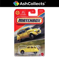 Matcbox Mainline - 1970 Citroen 2CV - Yellow Car Diecast 1:64 Scale