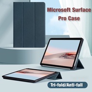 Tri-Fold Tablet Case for Microsoft Pro 8 7 6 5 4 Protective Shell Surface Go3 Full Cover Drop-Resistant Shockproof Go2 Tablet Pro X Protective Casing Leather Sleeve