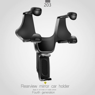 In car Rearview Mirror Mount GPS 360 Degree Rotated Car Phone Holder Handphone