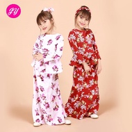 Kids Jameelah Floral Peplum Girls Traditional Baju Kurung Budak Perempuan Set Raya 2020 Setwear Musl