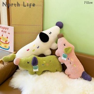 Candy Beans Dog Pillow Cute Children's Plush Doll Bedroom Bed Comfort Sleeping Pillow