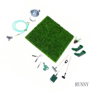RUNNY Lightweight Plastic Tiny Tools Set for Crafting Miniature Plant Landscapes