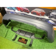 mercedes benz w204 bumper belakang c63 amg pp fit untuk w204 replace upgrade performance look new se