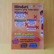 Healthy Food Poster | Hindari Snacks That Are Not Healthy | Poster Choose Healthy and Nutritious Sna