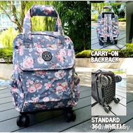 【In stock】Handy 360° 4-Wheel Trolley Shopping Bag / Backpack QTZI